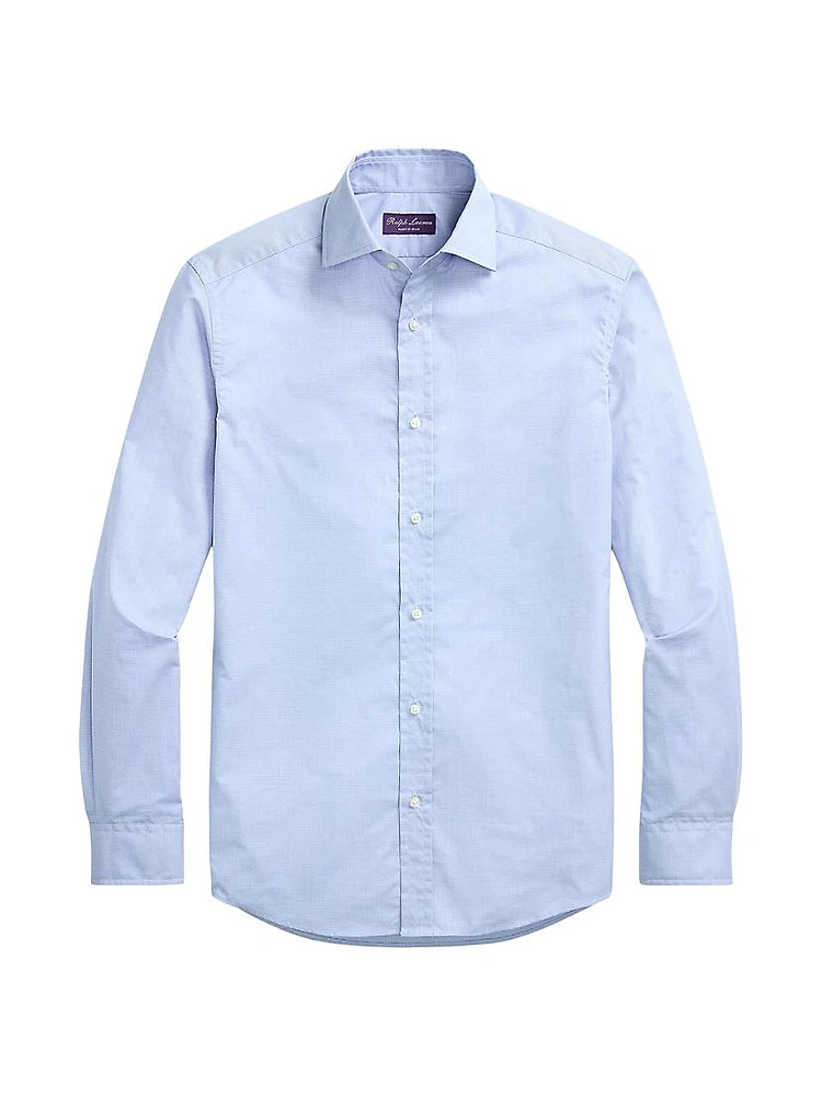 Journey Micro Check Cotton Shirt