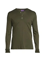 Soft Touch Interlock Henley Shirt