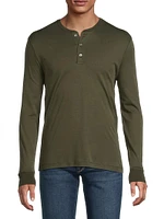 Soft Touch Interlock Henley Shirt