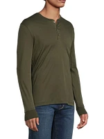 Soft Touch Interlock Henley Shirt