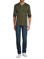 Soft Touch Interlock Henley Shirt