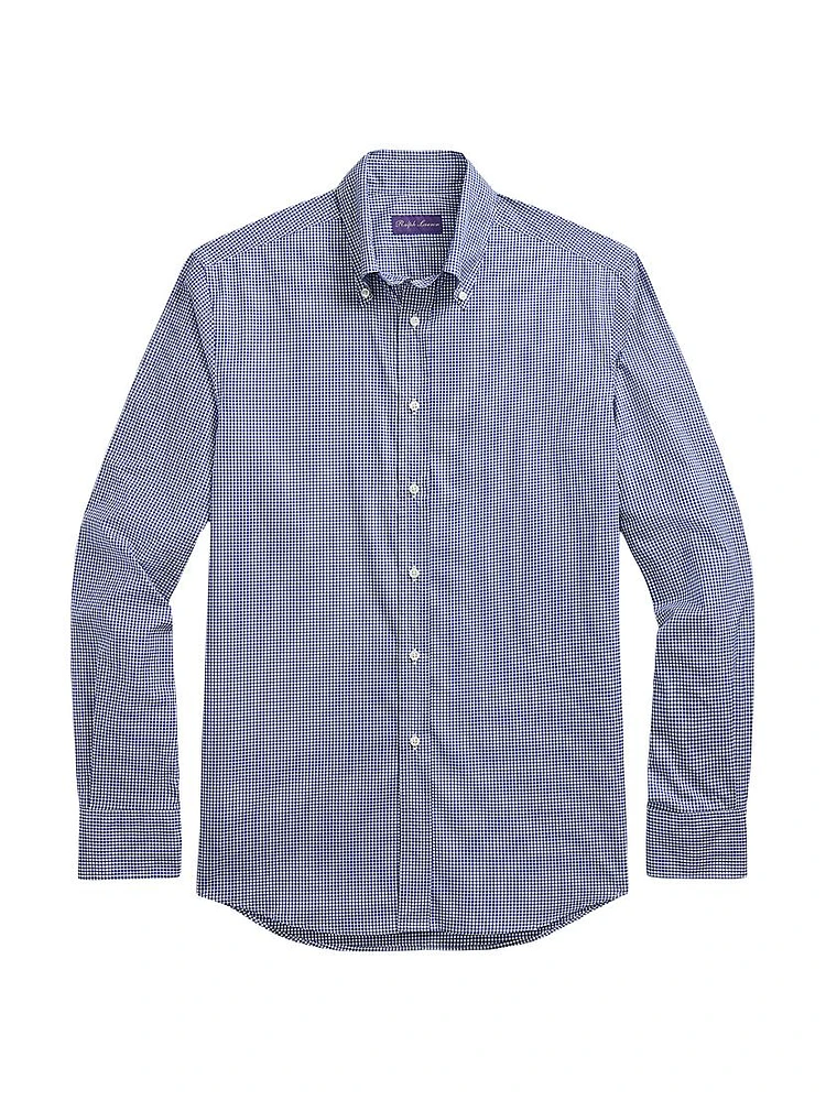 Bengal-Striped Cotton Poplin Shirt