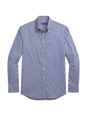 Bengal-Striped Cotton Poplin Shirt