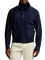 Calloway Suede Bomber Jacket