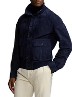 Calloway Suede Bomber Jacket