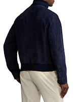 Calloway Suede Bomber Jacket