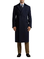 Kent Wool-Cashmere Double-Breasted Coat