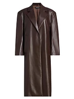 Janelle Single-Breasted Long Coat