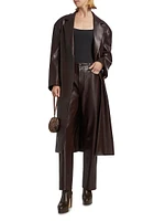Janelle Single-Breasted Long Coat