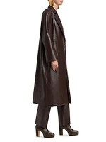 Janelle Single-Breasted Long Coat