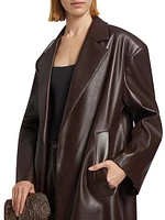 Janelle Single-Breasted Long Coat