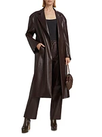 Janelle Single-Breasted Long Coat