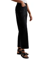 Hattie Mid-Rise Straight-Leg Jeans