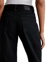 Hattie Mid-Rise Straight-Leg Jeans