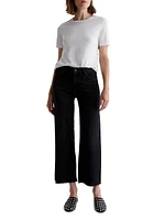 Saige Crop Straight-Leg Jeans