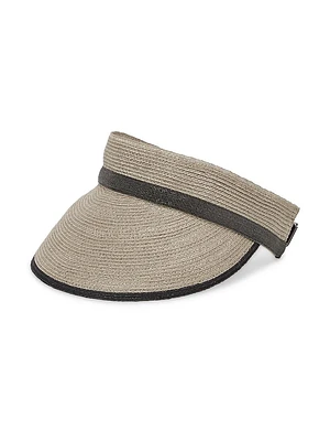 Hemp and Cotton Visor Cap with Precious Band