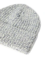 Cashmere Chiné Rib Knit Beanie