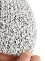 Cashmere Chiné Rib Knit Beanie