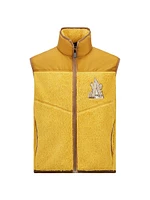 Zip Up Fleece Down Vest