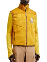 Zip Up Fleece Down Vest