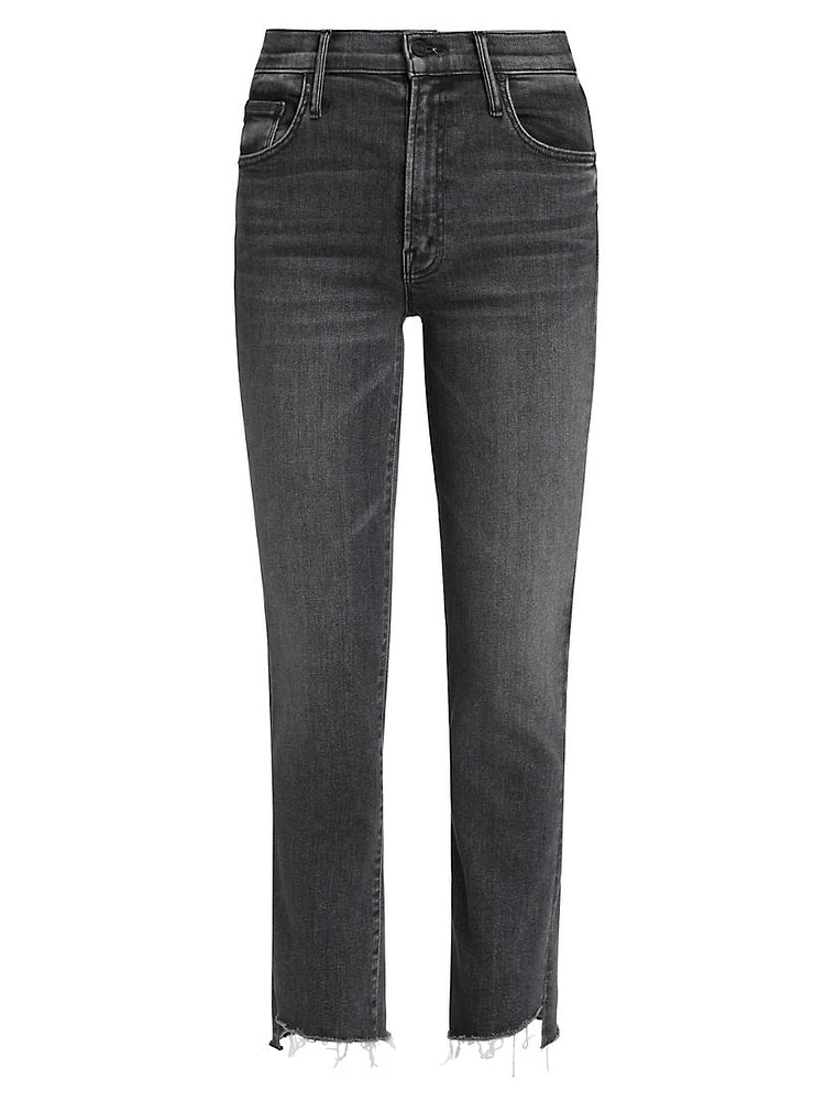 The Insider Crop Step Fray Jeans