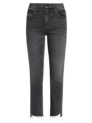 The Insider Crop Step Fray Jeans