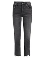 The Insider Crop Step Fray Jeans