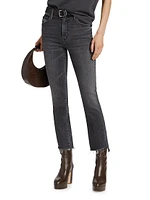 The Insider Crop Step Fray Jeans