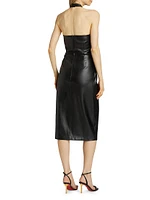 The Laina Vegan Leather Dress