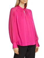 The Valentine Silk Blouse