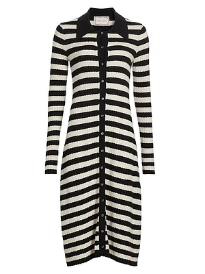 Morrissey Striped Midi-Dress