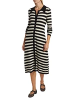 Morrissey Striped Midi-Dress