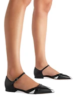 Ulla Leather Flat Pumps