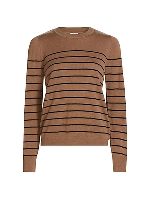 Lucinda Striped Crewneck Sweater