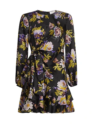 Alice Floral Twill Minidress