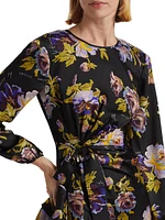 Alice Floral Twill Minidress