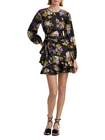 Alice Floral Twill Minidress