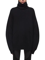 Apex Chunky Wool-Cashmere Turtleneck Sweater