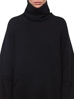 Apex Chunky Wool-Cashmere Turtleneck Sweater