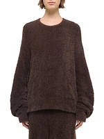 Apex Oversized Eyelash Crewneck Sweater