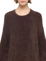 Apex Oversized Eyelash Crewneck Sweater