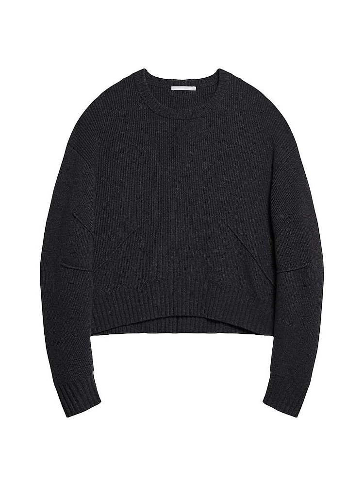 Apex Chunky Wool-Cashmere Crewneck Sweater