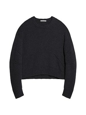 Apex Chunky Wool-Cashmere Crewneck Sweater