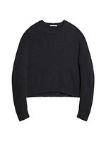 Apex Chunky Wool-Cashmere Crewneck Sweater