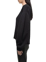 Apex Chunky Wool-Cashmere Crewneck Sweater