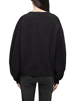 Apex Chunky Wool-Cashmere Crewneck Sweater