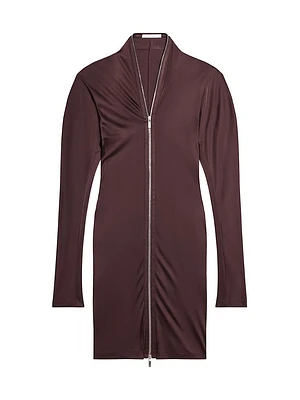 Infinity Zip-Up Midi-Dress