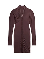 Infinity Zip-Up Midi-Dress