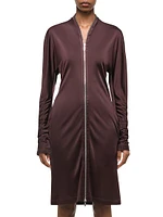 Infinity Zip-Up Midi-Dress