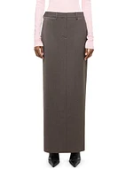 Wool Maxi Skirt